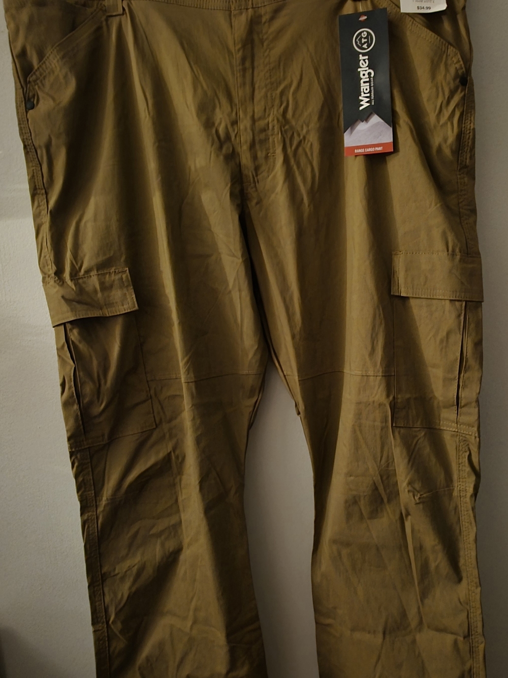 Wrangler Men's Cargo Pants - Brown Utility Style